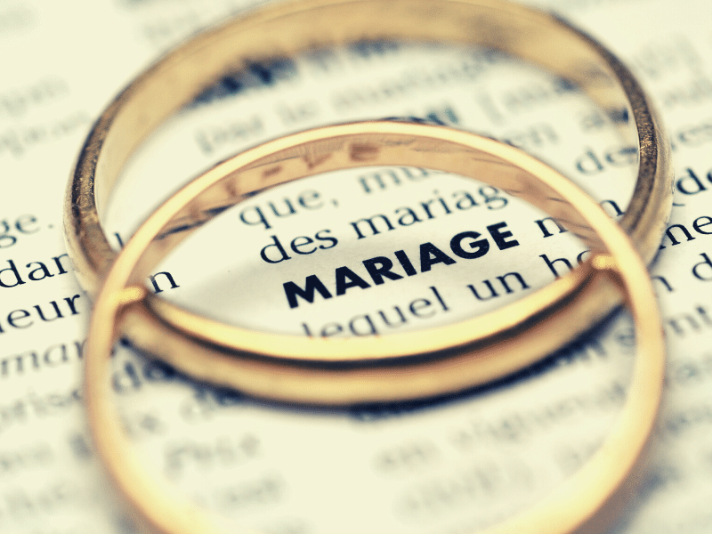 Gazette de mariage